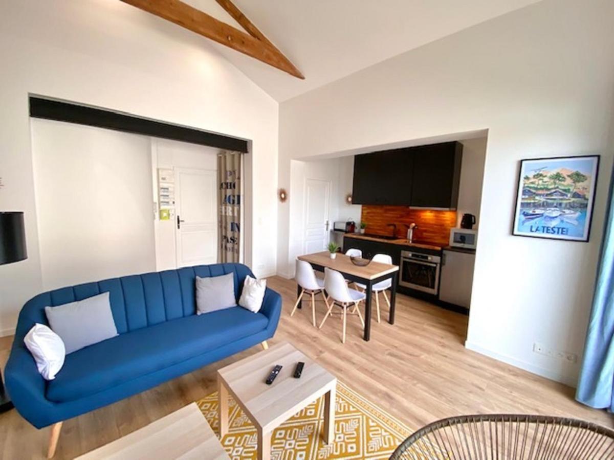 Chaleureux Appartement Aux Allures Nordiques Arcachon Bagian luar foto